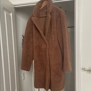 Uniqlo Warm Tan Teddy Jacket